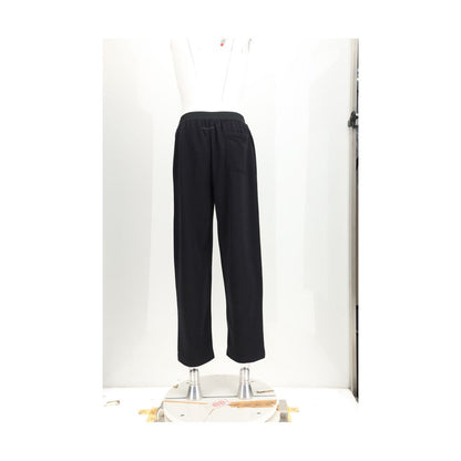 Sweatpants by MM6 for men in cotton black & white features an versatile silhouette, integrating performance-ready with a versatile straight-leg, athletic, relaxed-fit & regular-fit, long, and .