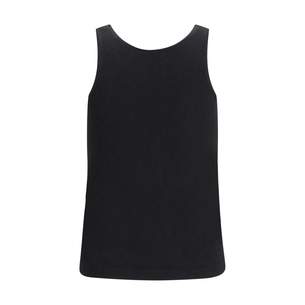 Activewear T-Shirt by Brunello Cucinelli for women in silk cashmere & polyester black features an athletic silhouette with sleeves and a neckline, enhanced by high-performance .