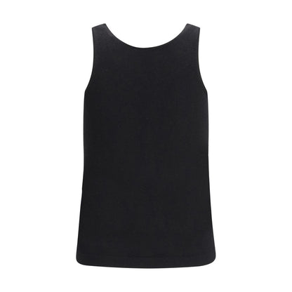 Activewear T-Shirt by Brunello Cucinelli for women in silk cashmere & polyester black features an athletic silhouette with sleeves and a neckline, enhanced by high-performance .