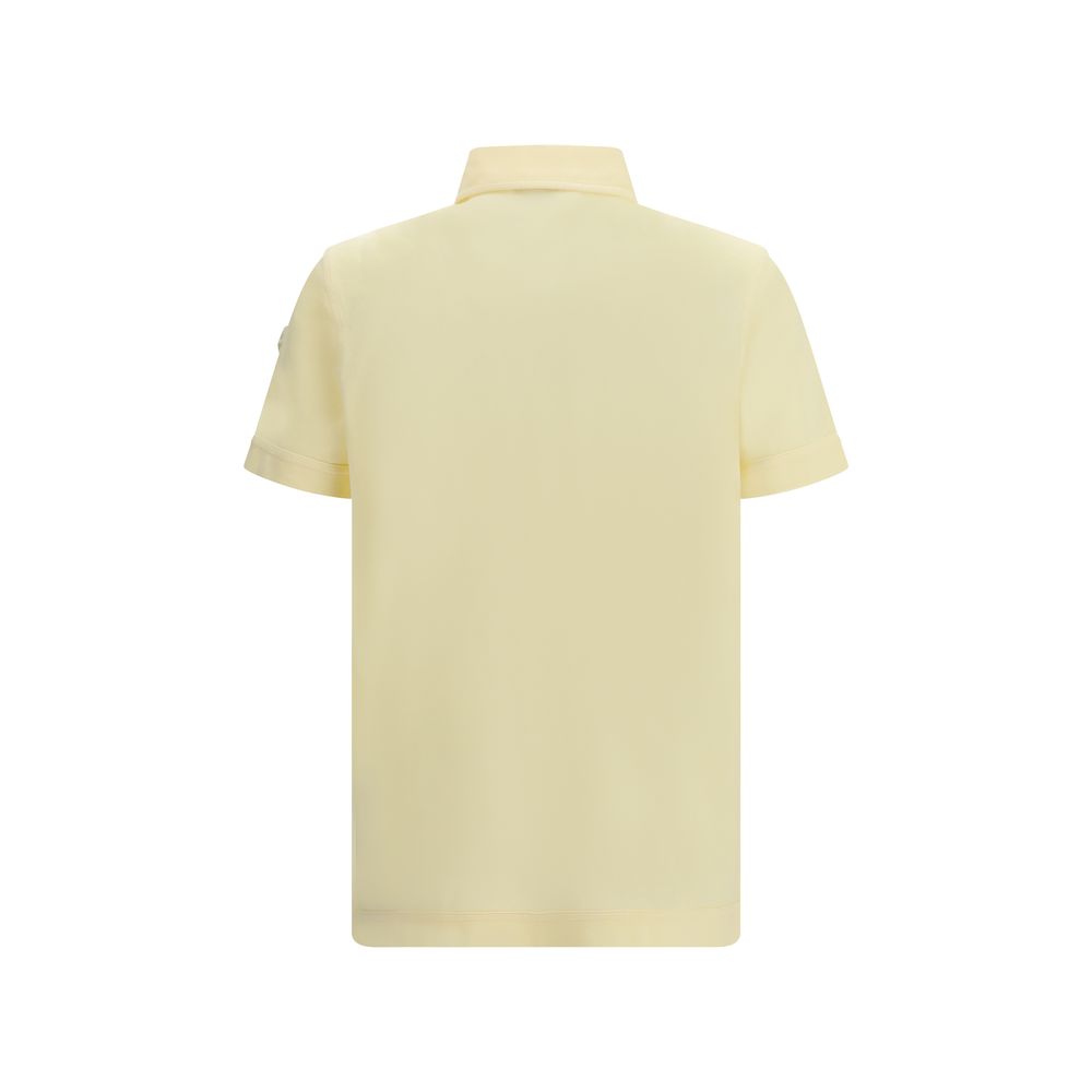 Polo Shirt by Moncler for men in leather & cotton bicolour showcases a enviable silhouette, featuring a refined and for a enviable finish.