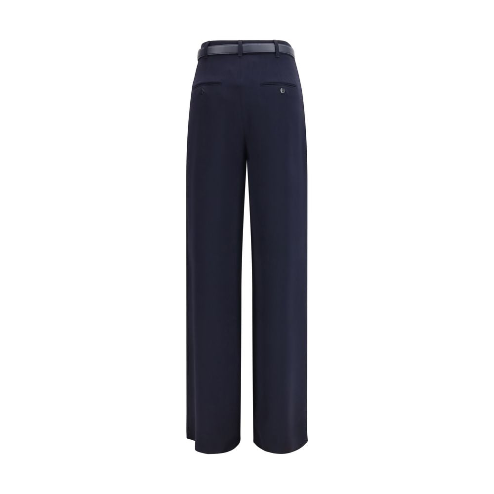 Activewear T-Shirt by Max Mara for women in polyester nappa leather blue & ivory presents a kinetic silhouette, showcasing the kinetic and alongside functional for a premium, athletic look.