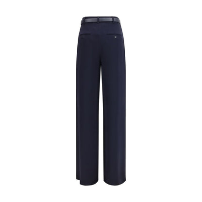 Activewear T-Shirt by Max Mara for women in polyester nappa leather blue & ivory presents a kinetic silhouette, showcasing the kinetic and alongside functional for a premium, athletic look.