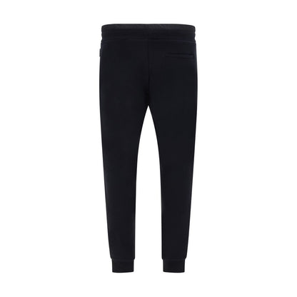 Jogger Sweatpants by Philipp Plein for men in cotton black features a versatile silhouette, integrating performance with a versatile , long, and comfortable .
