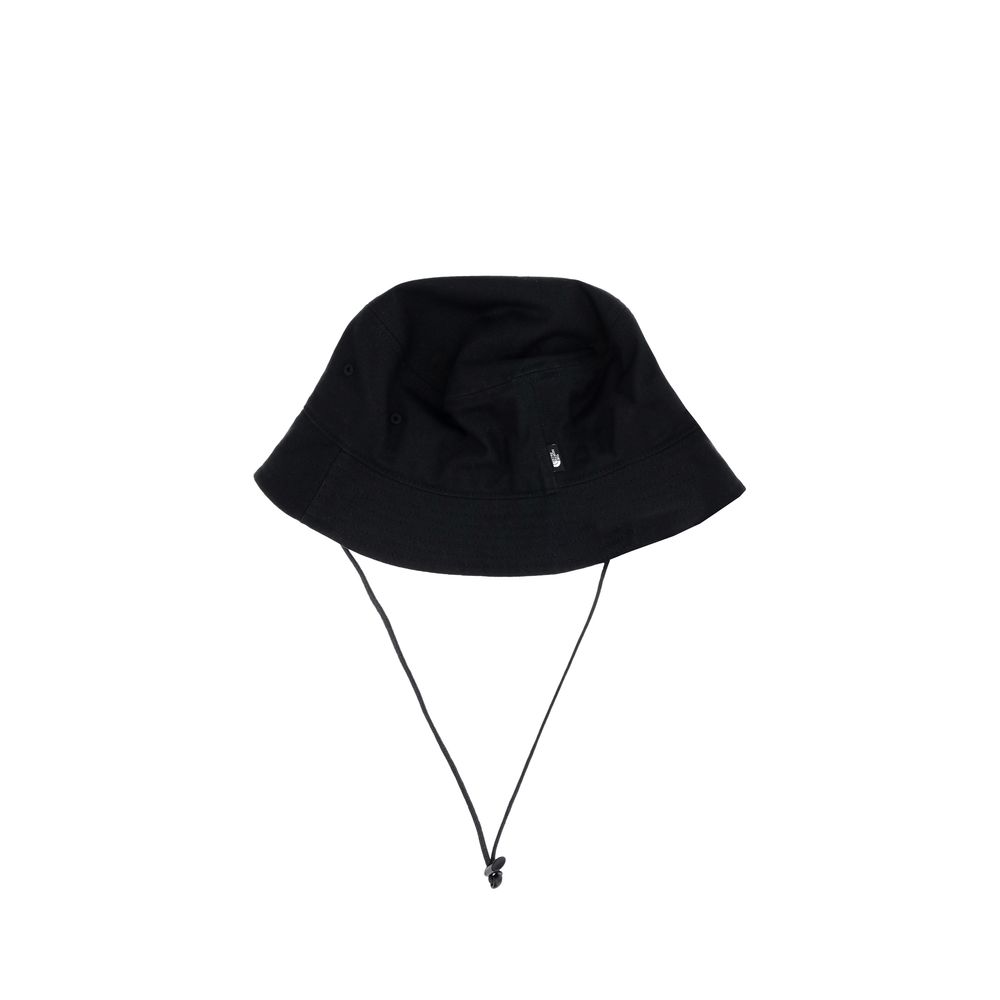 Bucket Hat by The North Face for men in cotton black features an cosmopolitan luxe silhouette, artfully capturing the essence of the cosmopolitan luxe Cotton Bucket Hat design for a sophisticated look.