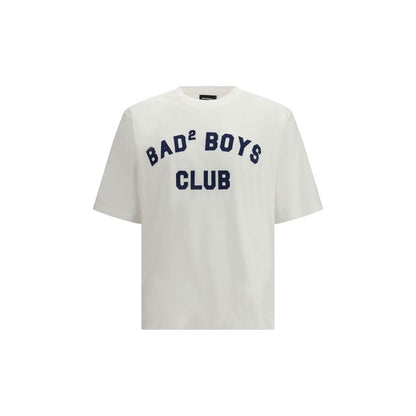 T-Shirt by Dsquared² for men in cotton white features a plush silhouette, showcasing a sophisticated crew neckline and short-sleeve for a truly plush finish.
