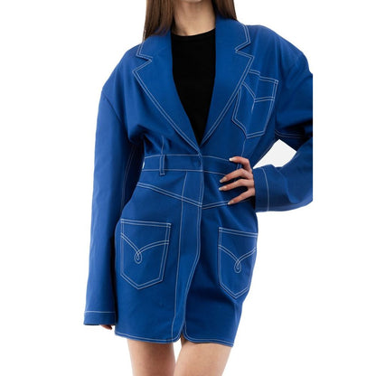 Moschino Multicolor Cotton Coat