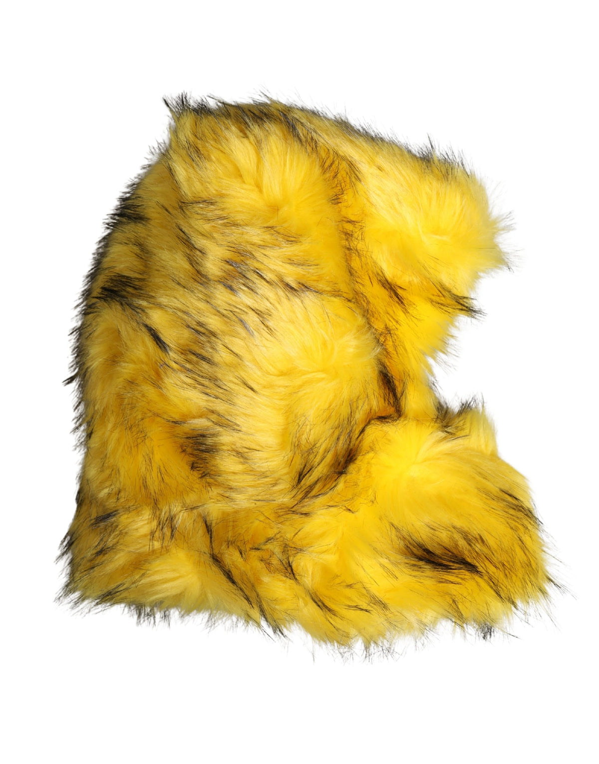 Dolce & Gabbana Acetate Modacrylic & Fur Bucket Hat - Yellow