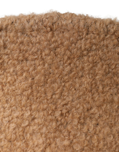 Dolce & Gabbana Fedora Nylon Fur & Virgin Alpaca Wool - Beige
