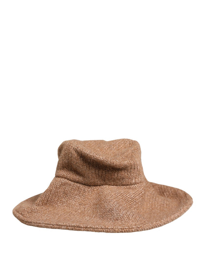 Dolce & Gabbana Wool & Nylon Bucket Hat - Brown