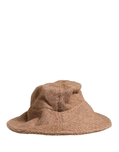 Dolce & Gabbana Wool & Nylon Bucket Hat - Brown