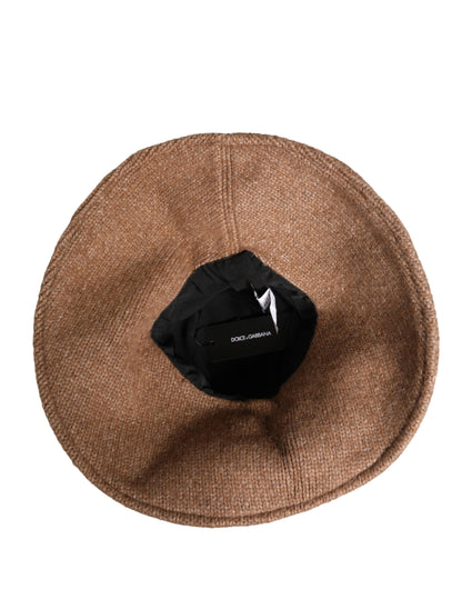 Dolce & Gabbana Wool & Nylon Bucket Hat - Brown