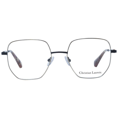 Christian Lacroix Women's Full-Rim Square Stainless Steel Eyeglasses Frames - Black