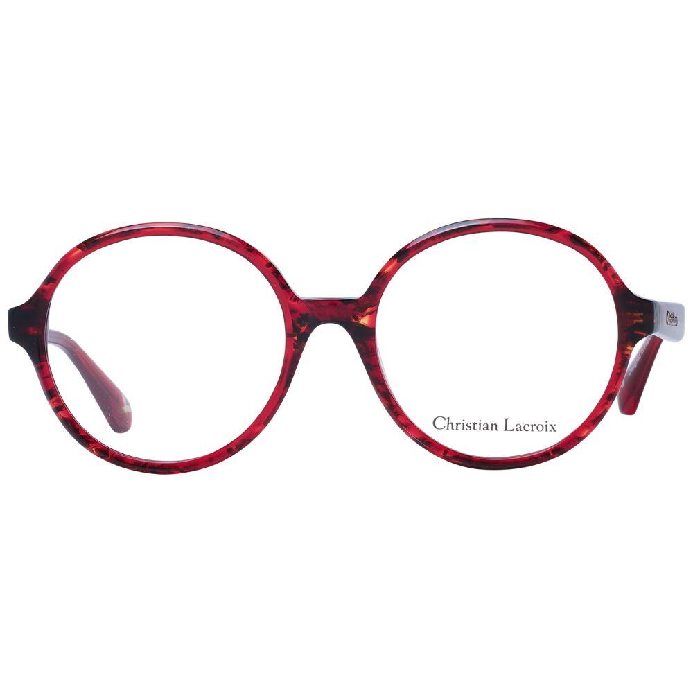 Christian Lacroix Women's Full-Rim Round Acetate Eyeglasses Frames - Multicolour