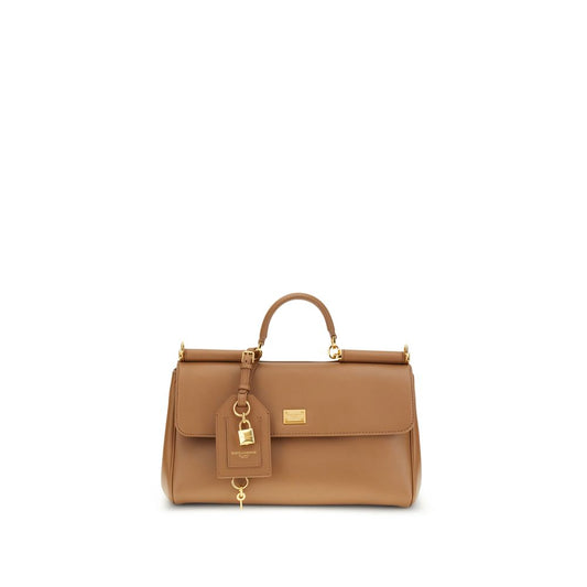 Shoulder Flap Bag by Dolce & Gabbana for women in bos taurus calf leather beige & signature features a effortless sophistication silhouette, secured by a flap & magnetic with ample single-compartment and versatile shoulder-strap, handle & adjustable-strap for a effortless sophistication finish.