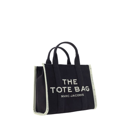 This Medium Tote Handbag by Marc Jacobs for women in cotton polyester and black, jacquard, signature, monogram & print presents a sculptural silhouette featuring a secure zipper, ample , and versatile shoulder-strap, handle & adjustable-strap for a sculptural finish.