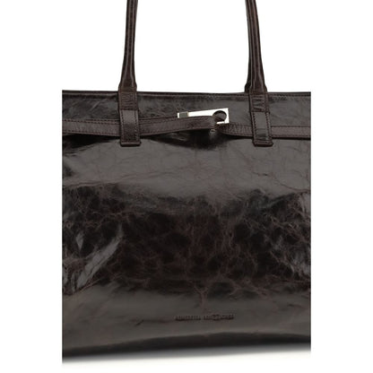 Shoulder Bag by Benedetta Bruzziches for women in bos taurus calf suede leather brown features a effortless chic silhouette with a secure , ample , and versatile shoulder-strap for a effortless chic finish.