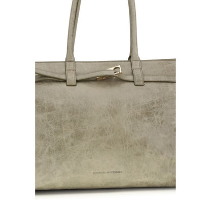Shoulder Bag by Benedetta Bruzziches for women in bos taurus calf suede leather beige presents a versatile silhouette, showcasing a secure and versatile with versatile shoulder-strap for a sophisticated look.