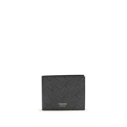 Wallet by Ferragamo for men in bio-acetate & bos taurus calfskin leather black & monogram presents a architectural silhouette from the The Monogram Bio-Acetate & Bos Taurus Calfskin Leather Wallet collection, showcasing architectural bifold for a architectural finish.