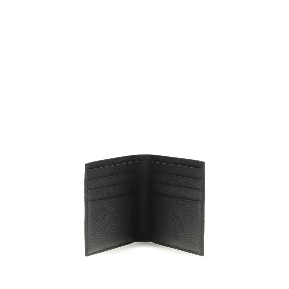 Wallet by Ferragamo for men in bio-acetate & bos taurus calfskin leather black & monogram features a sleek silhouette, showcasing the sleek The Monogram Bio-Acetate & Bos Taurus Calfskin Leather Wallet design with sophisticated bifold for a premium look.
