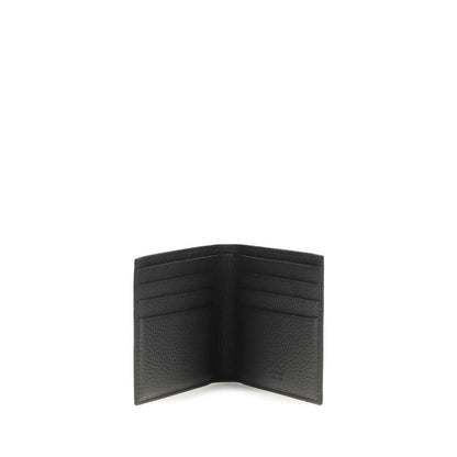 Wallet by Ferragamo for men in bio-acetate & bos taurus calfskin leather black & monogram features a sleek silhouette, showcasing the sleek The Monogram Bio-Acetate & Bos Taurus Calfskin Leather Wallet design with sophisticated bifold for a premium look.