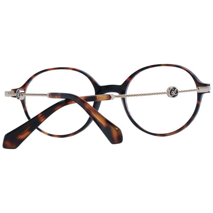 Eyeglasses Frames by Christian Lacroix for women in acetate and brown showcases a refined silhouette, detailed with a brown coloured frame finish and a sophisticated full-frame frame design.