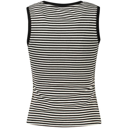 Tank Top by Tommy Hilfiger for women in stretch cotton black showcases a meticulous silhouette, artfully finished with a meticulous and for a sophisticated, meticulous look.