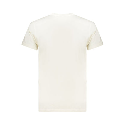 T-Shirt by Tommy Hilfiger for men in cotton white showcases a unassuming silhouette, artfully detailed with a refined and unassuming for a sophisticated, contemporary look.