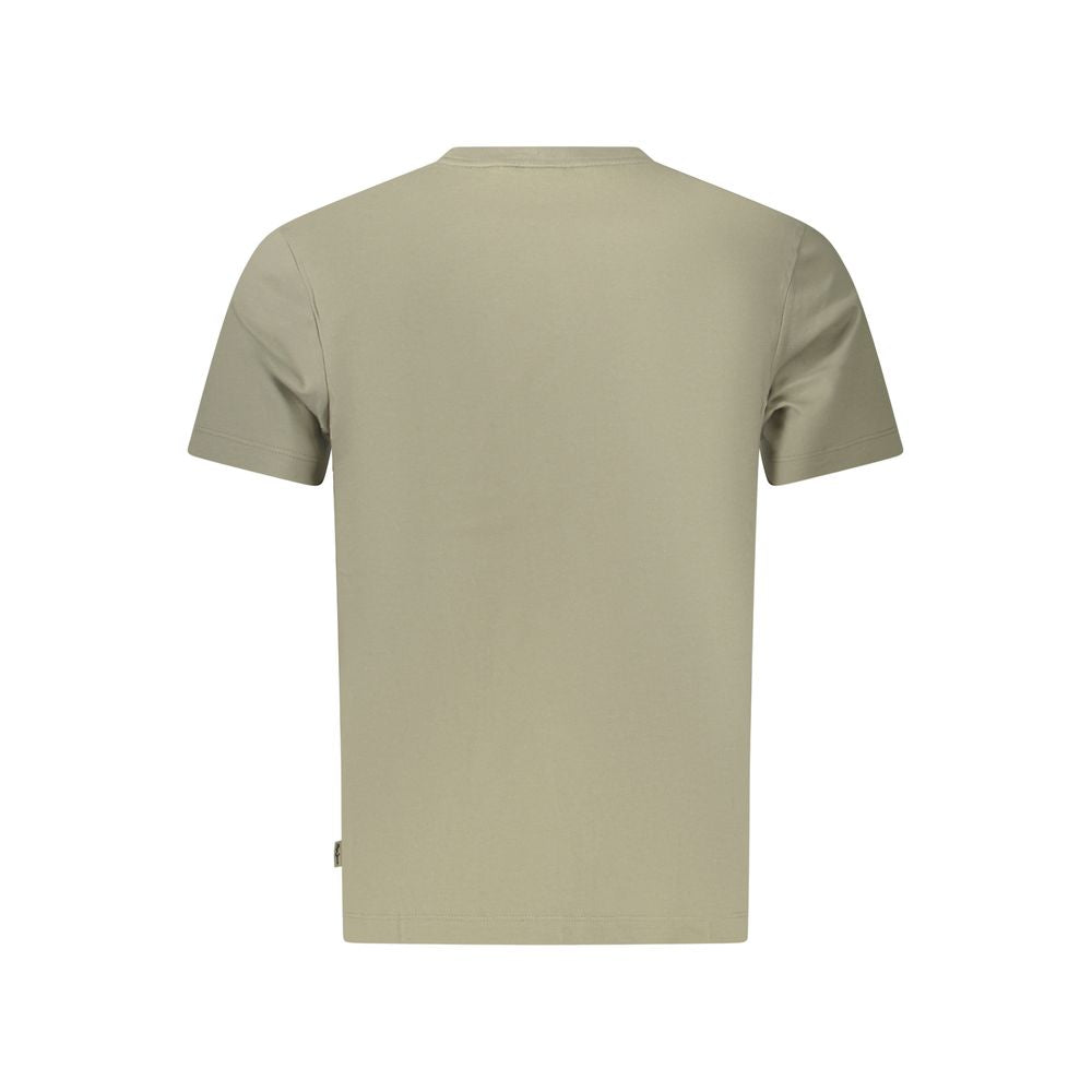 T-Shirt by Pepe Jeans for men in cotton green showcases a unassuming silhouette, artfully detailed with a refined and unassuming for a sophisticated, contemporary look.