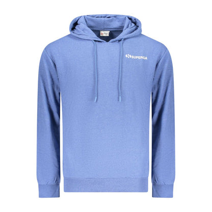 Sweatshirt by Superga for men in cotton polyester azzurro features an provocated silhouette, detailed with a provocated and a refined for a sophisticated aesthetic.