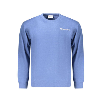 Sweatshirt by Superga for men in cotton polyester azzurro features an enviable silhouette, showcasing a premium and refined for a truly enviable finish.