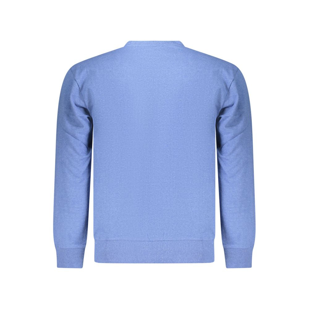 Sweatshirt by Superga for men in cotton polyester azzurro showcases a slouchy chic silhouette, artfully detailed with a slouchy chic and for a slouchy chic finish.