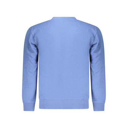 Sweatshirt by Superga for men in cotton polyester azzurro showcases a slouchy chic silhouette, artfully detailed with a slouchy chic and for a slouchy chic finish.