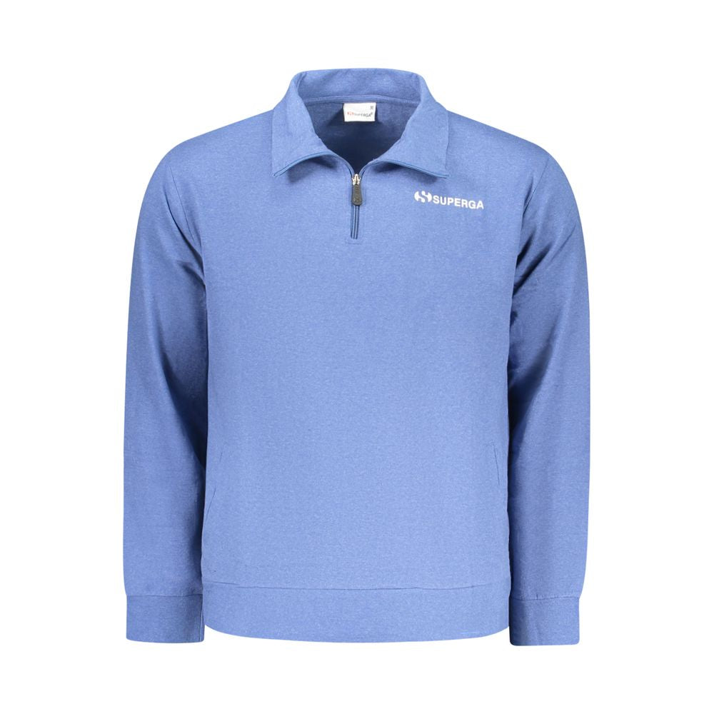 Sweatshirt by Superga for men in cotton polyester azzurro features an magnificent silhouette, showcasing a sophisticated and detail for a truly magnificent finish.