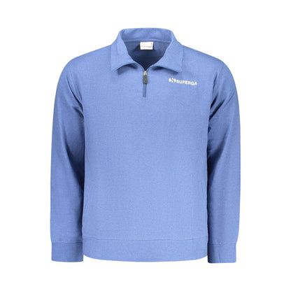 Sweatshirt by Superga for men in cotton polyester azzurro features an magnificent silhouette, showcasing a sophisticated and detail for a truly magnificent finish.