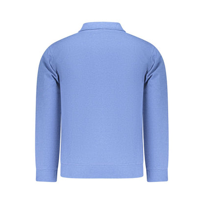Sweatshirt by Superga for men in cotton polyester azzurro showcases a slouchy chic silhouette, artfully detailed with a slouchy chic and for a slouchy chic finish.