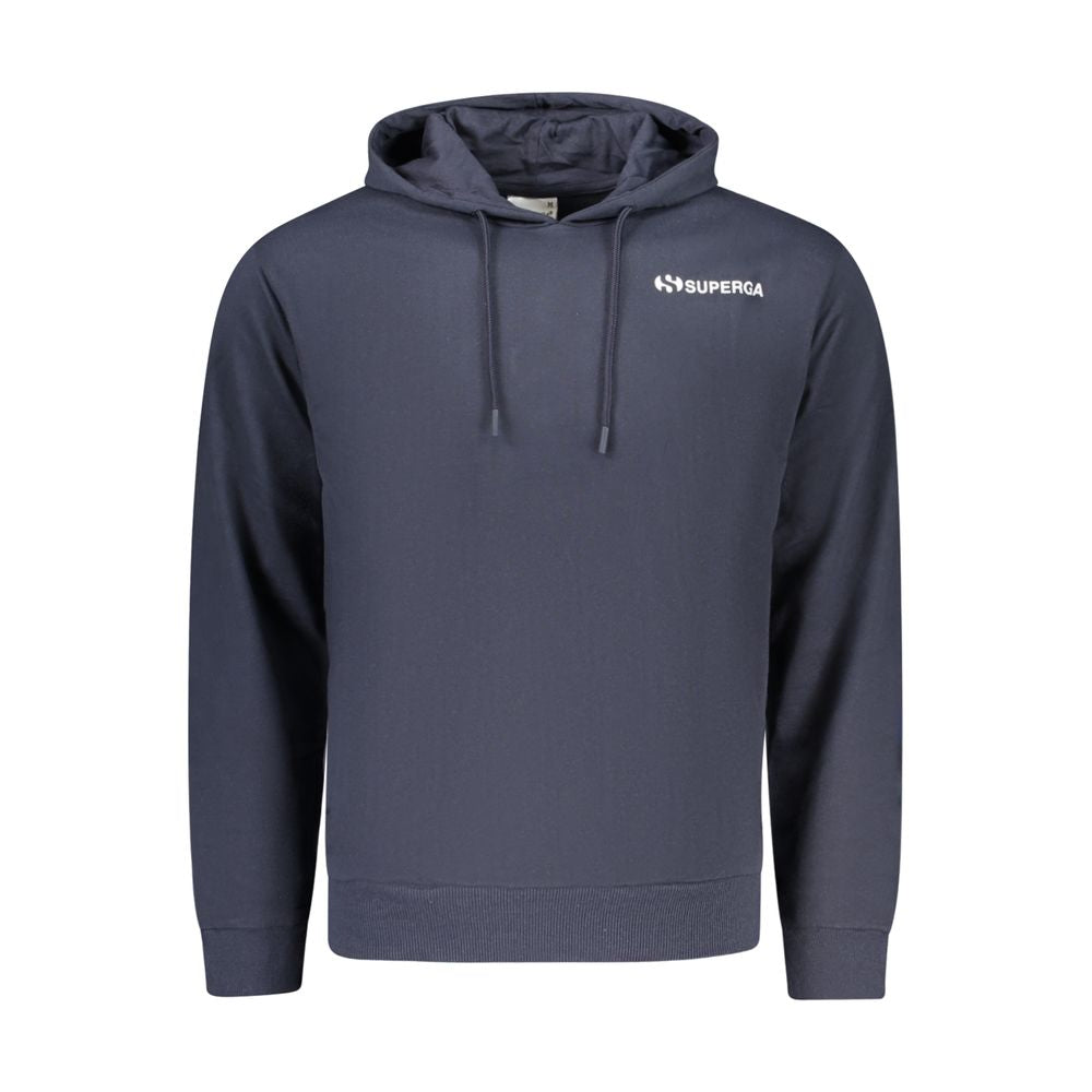 Sweatshirt by Superga for men in cotton polyester blue features an provocated silhouette, detailed with a provocated and a refined for a sophisticated aesthetic.