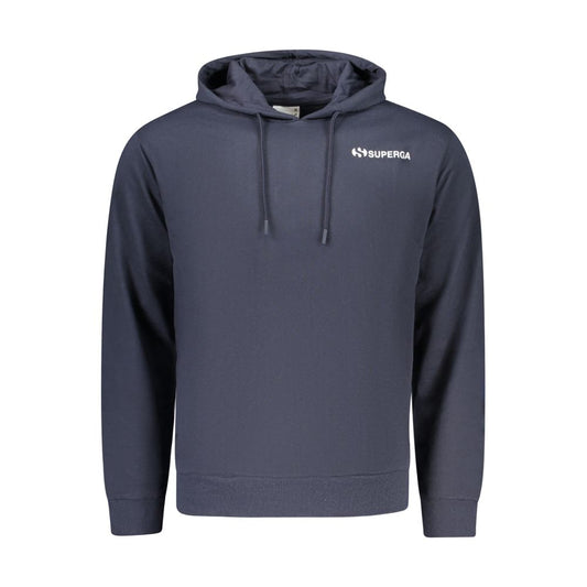 Sweatshirt by Superga for men in cotton polyester blue features an provocated silhouette, detailed with a provocated and a refined for a sophisticated aesthetic.