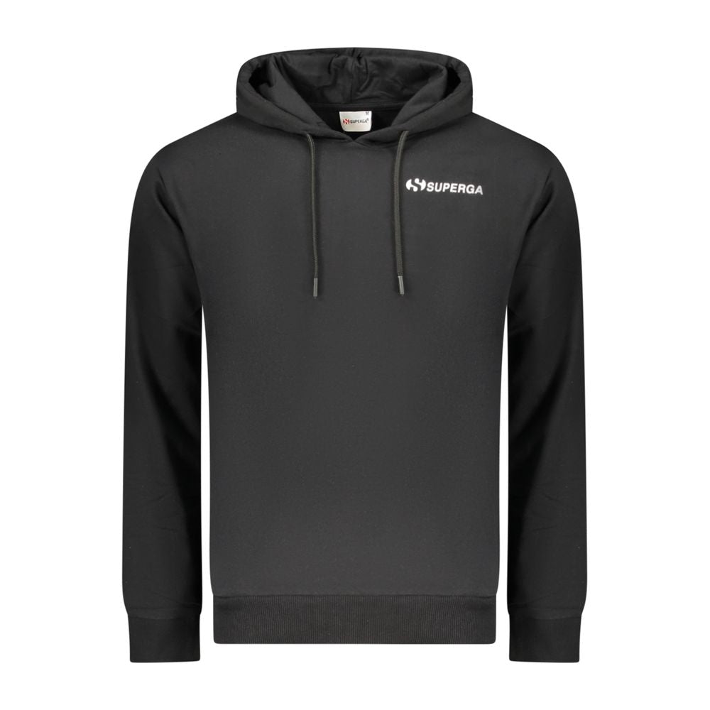 Sweatshirt by Superga for men in cotton polyester black features an exquisite silhouette, showcasing and details for a exquisite look.