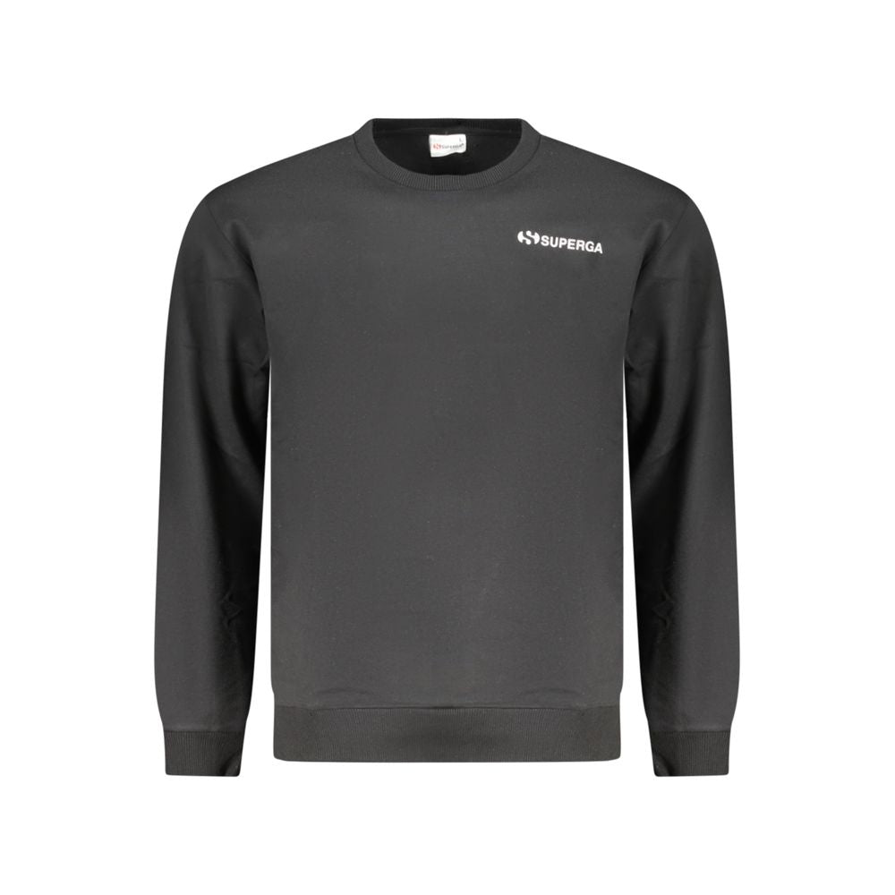 Sweatshirt by Superga for men in cotton polyester black features an exquisite silhouette, showcasing and details for a exquisite look.