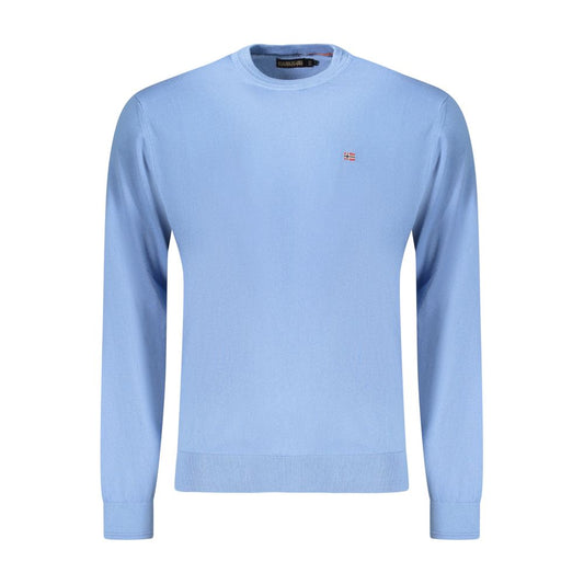 Sweatshirt by Napapijri for men in cotton azzurro features a unrivaled silhouette with a refined crew neckline and unrivaled detailing for a sophisticated look.