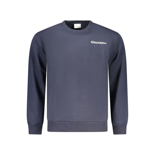 Sweatshirt by Superga for men in polyester cotton blue & print features an magnificent silhouette, showcasing a sophisticated crew neckline and detail for a truly magnificent finish.