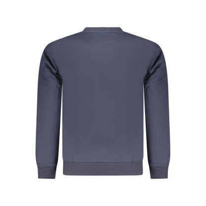 Sweatshirt by Superga for men in polyester cotton blue & print features an provocated silhouette, detailed with a provocated and a refined for a sophisticated aesthetic.