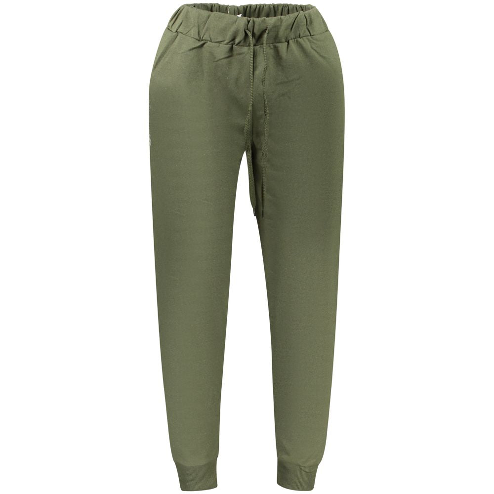 Joggers by Superga for men in cotton green & print features an sartorial and long with a cut for a sartorial finish.