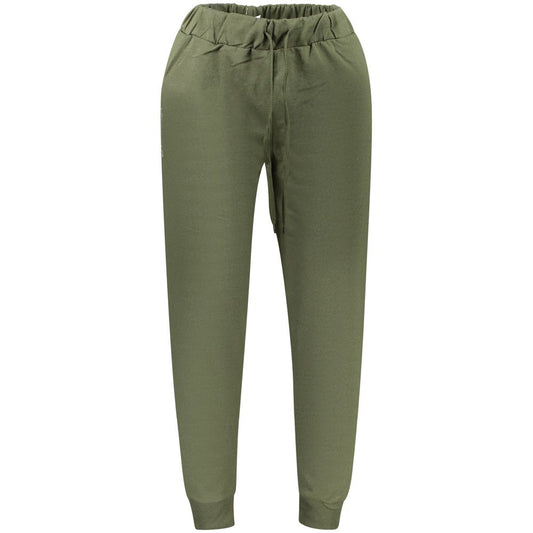 Joggers by Superga for men in cotton green & print features an sartorial and long with a cut for a sartorial finish.