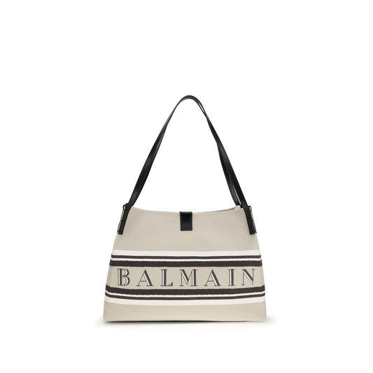 Evening Shoulder Bag by Balmain for women in cotton polyester multicolor presents a versatile silhouette, showcasing a secure snap & button and versatile with versatile shoulder-strap & adjustable-strap for a sophisticated look.