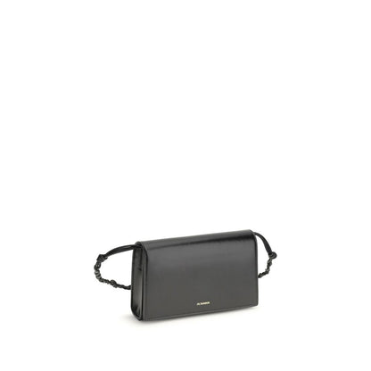 Cardholder Wallet by Jil Sander for women in bos taurus calf nappa leather black & signature showcases a distinguished silhouette, artfully capturing the essence of the distinguished Tangle Bos Taurus Calf Nappa Leather Cardholder Wallet design with functional card-organization.
