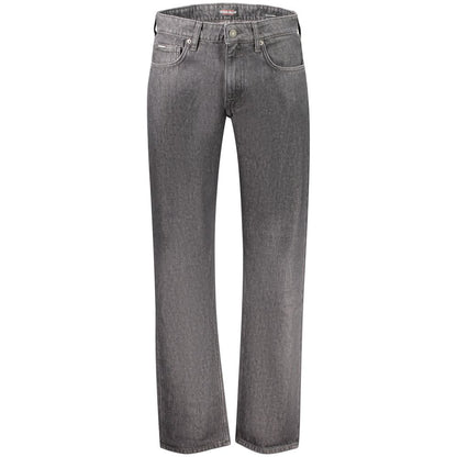 Jeans by Guess Jeans for men in denim cotton black features an sophisticated and straight-leg with a precise long, creating a sophisticated and sophisticated silhouette.