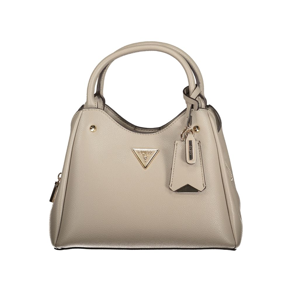 Guess Jeans Meridian Polyurethane Handbag - Gray Signature
