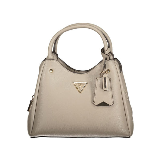Guess Jeans Meridian Polyurethane Handbag - Gray Signature