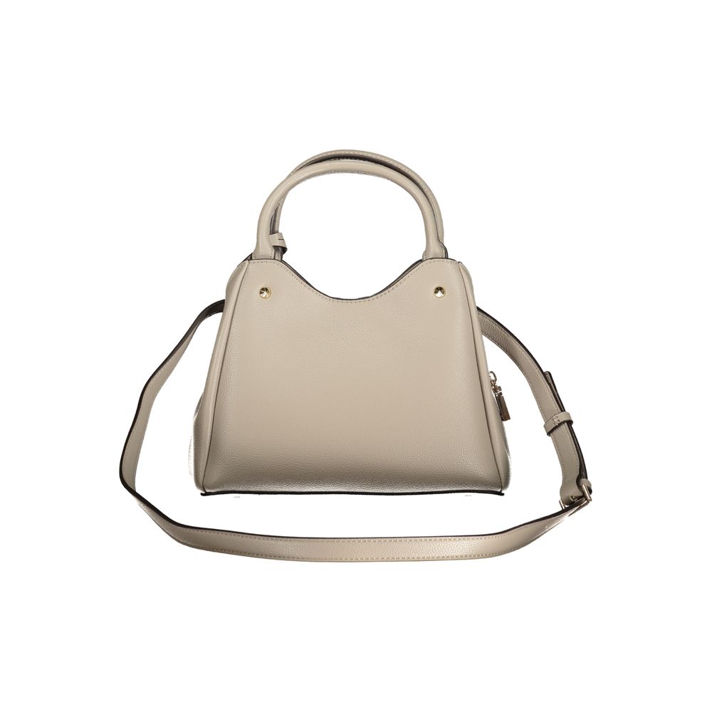 Guess Jeans Meridian Polyurethane Handbag - Gray Signature